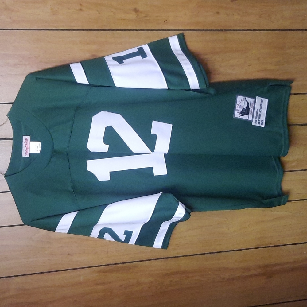 Joe Namath Throw Back Jersey. The Original Style New York Jet's Jersey.